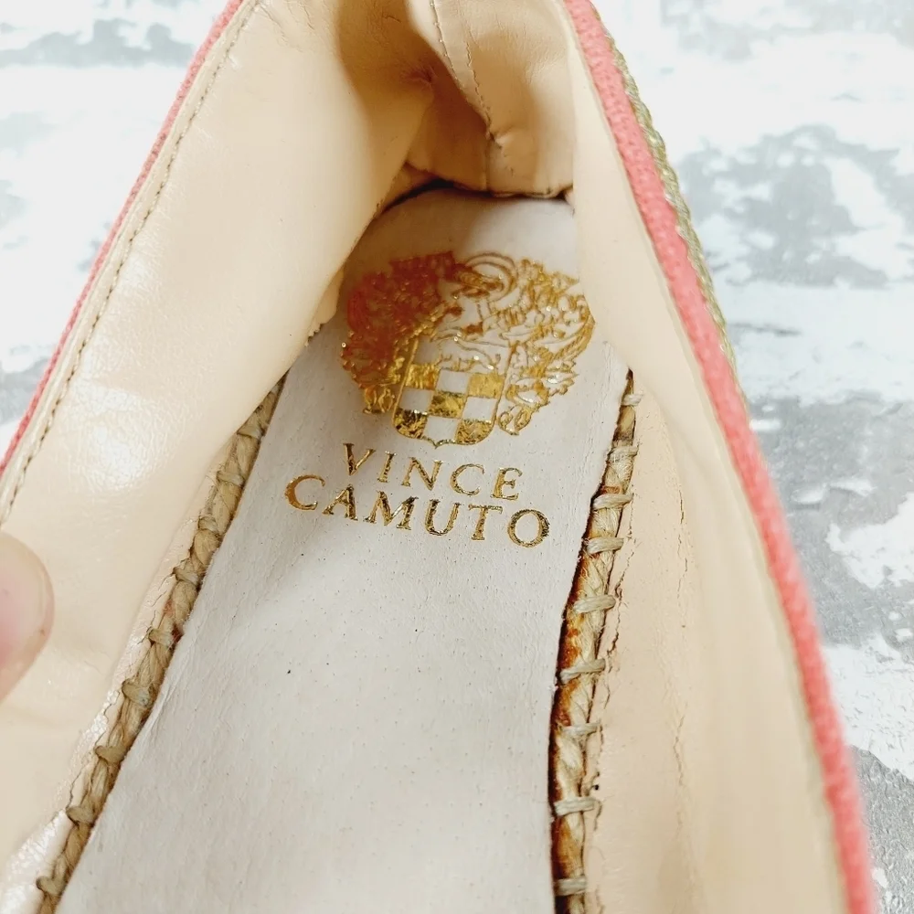 NEW Vince Camuto Dayna Espadrille Bittersweet Grapefruit Summer Flats O486